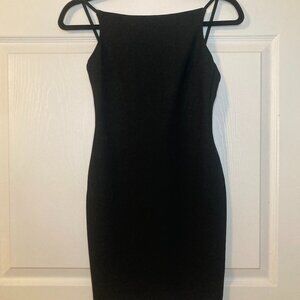 Abercrombie & Fitch Women's Black Spaghetti Strap Mini Dress - Size XXS